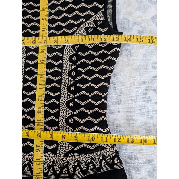 BCBGMaxAzria Wilma Dress in Black Combo Size XXS - Picture 12 of 13